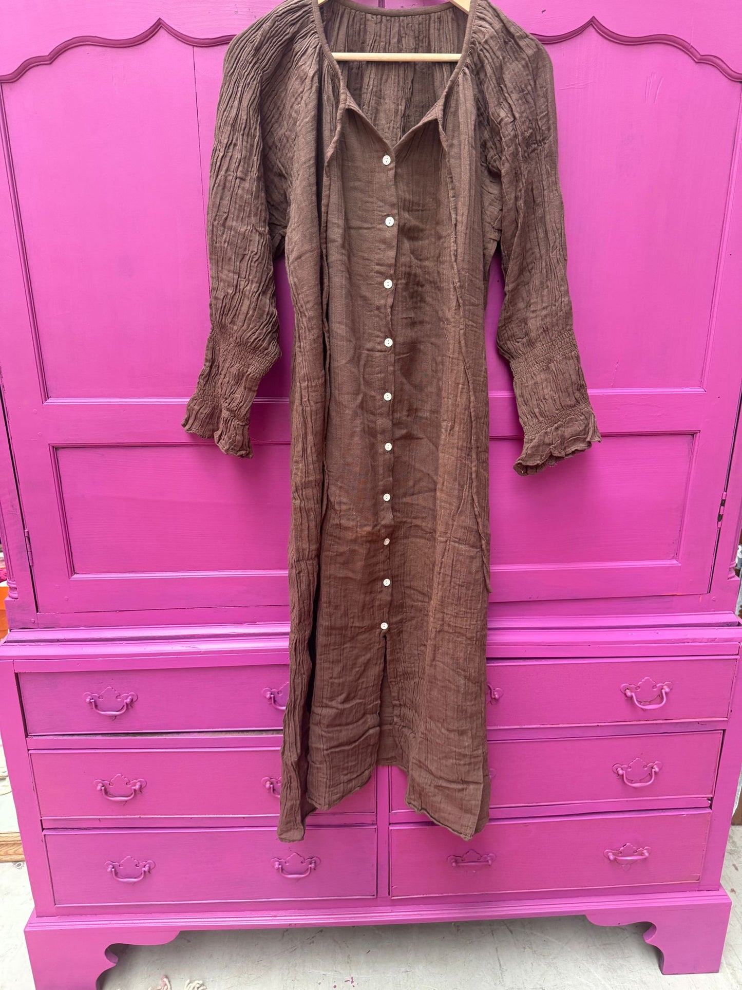 Cotton maxi dress Bruin