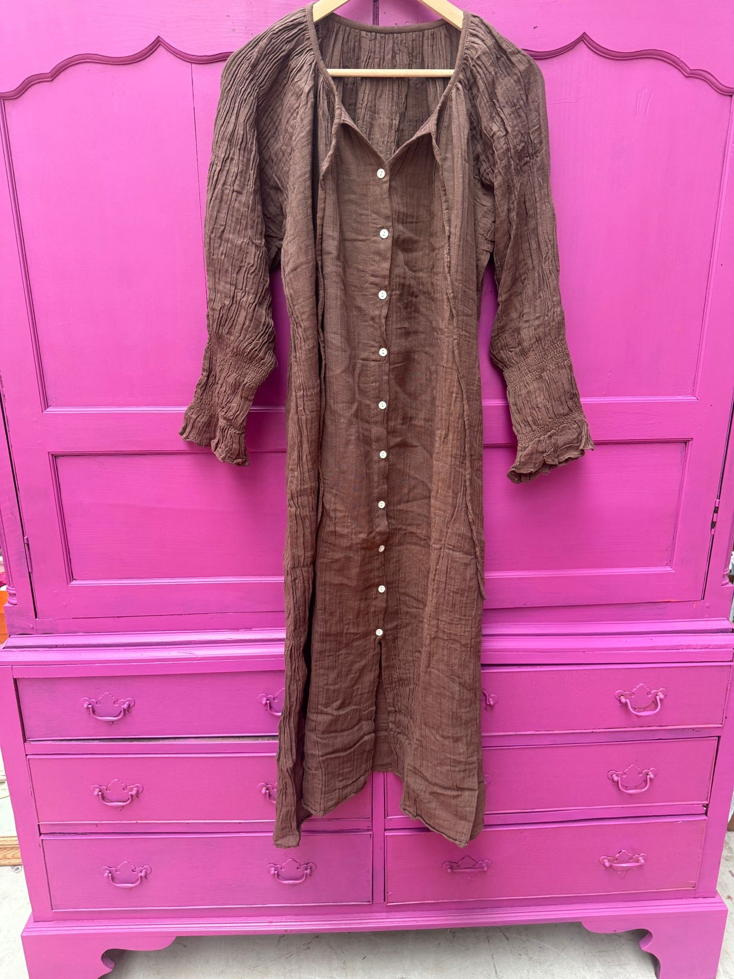 Cotton maxi dress Bruin