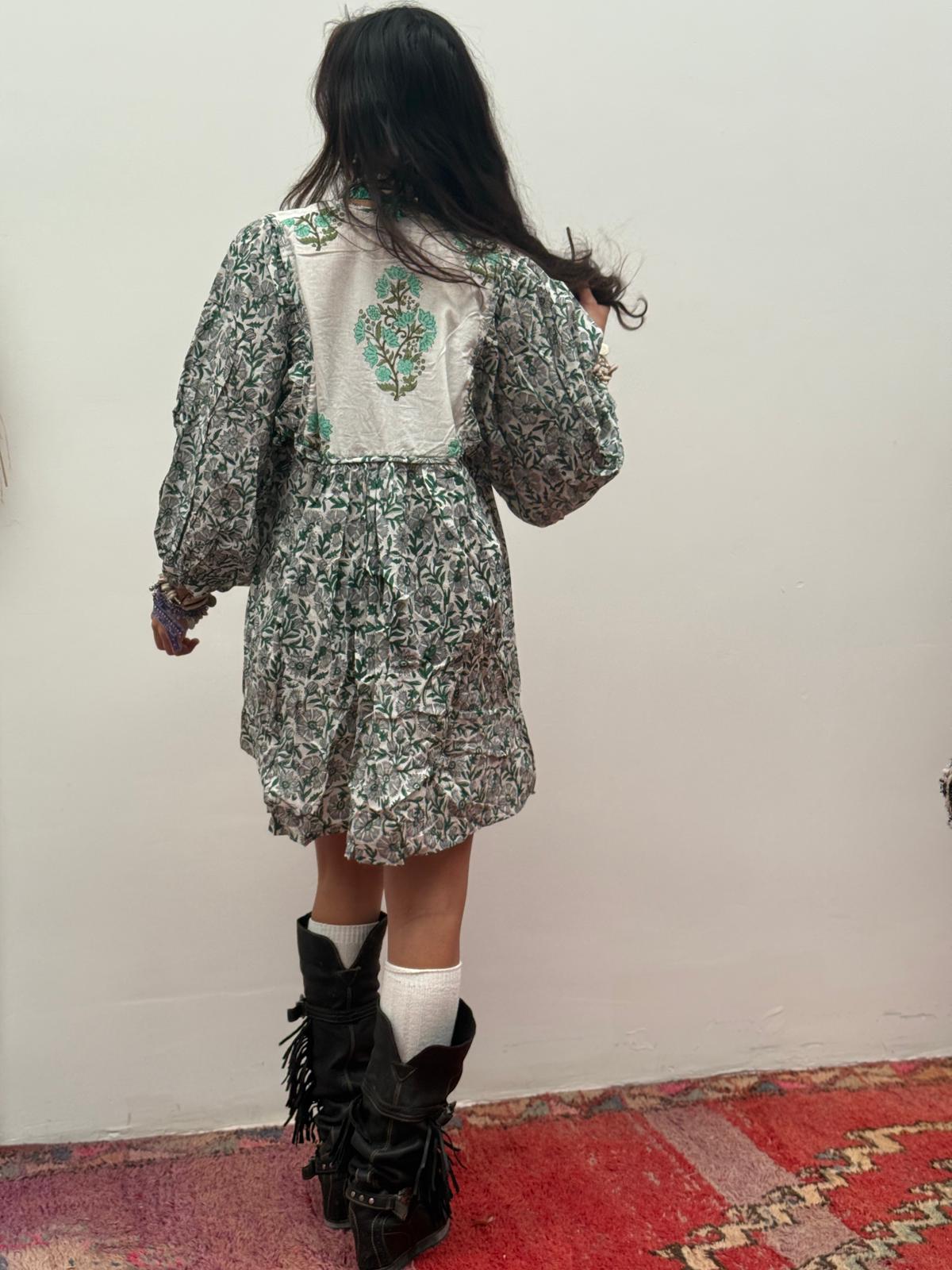 Blockprints jurk mini