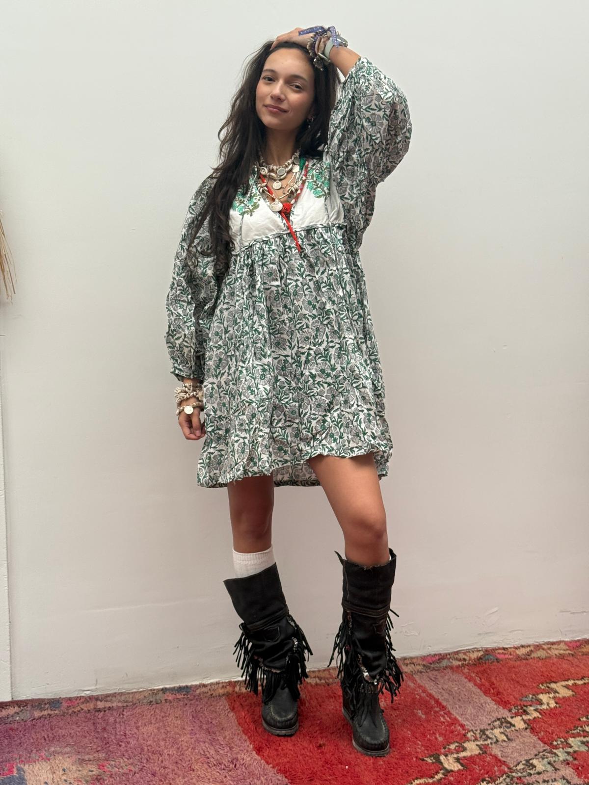 Blockprints jurk mini