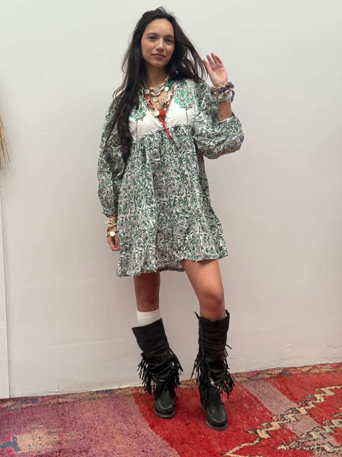 Blockprints jurk mini