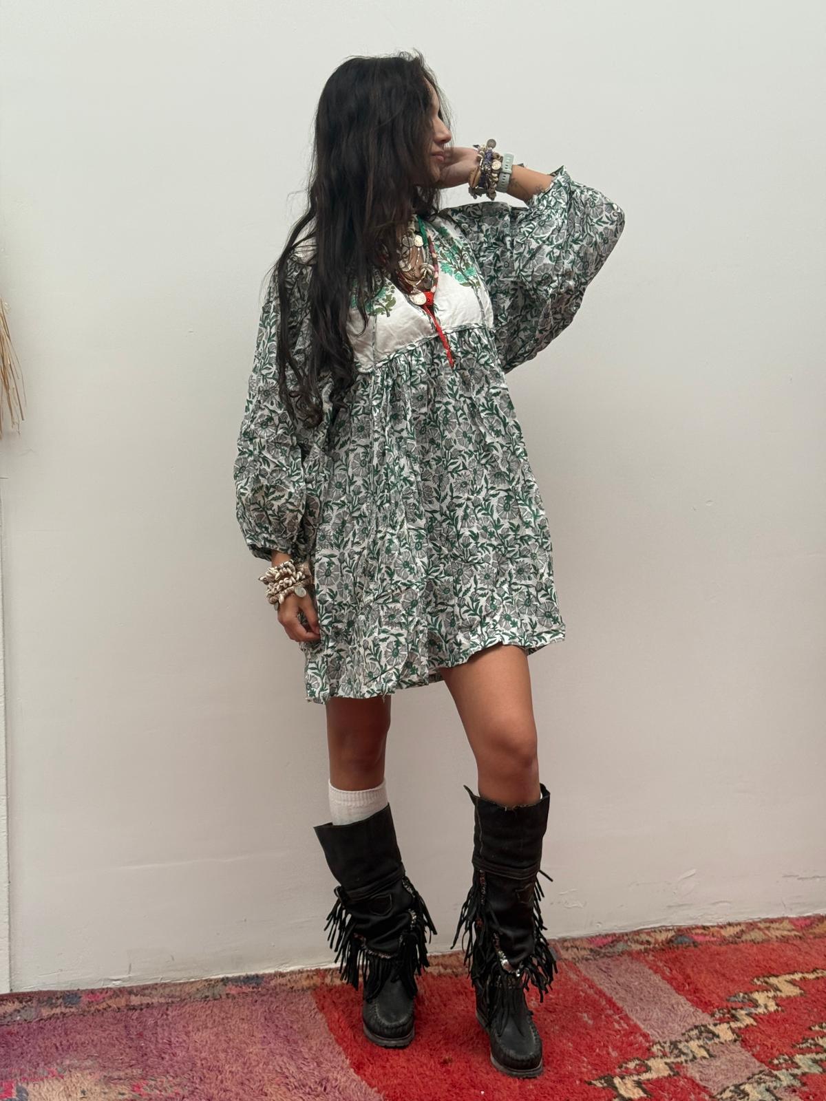 Blockprints jurk mini