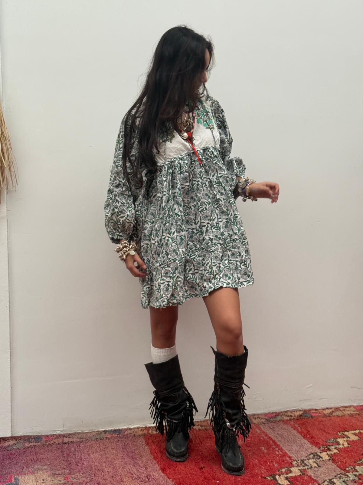 Blockprints jurk mini