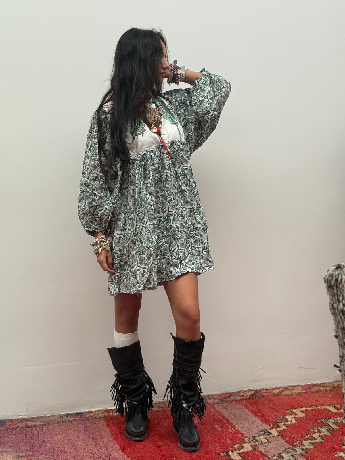 Blockprints jurk mini