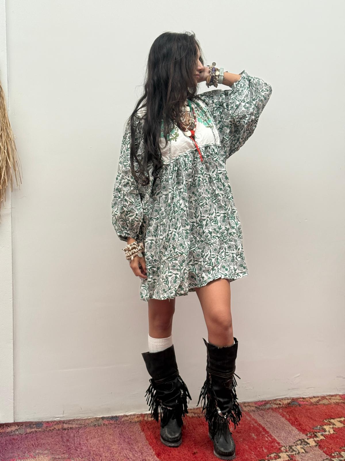 Blockprints jurk mini