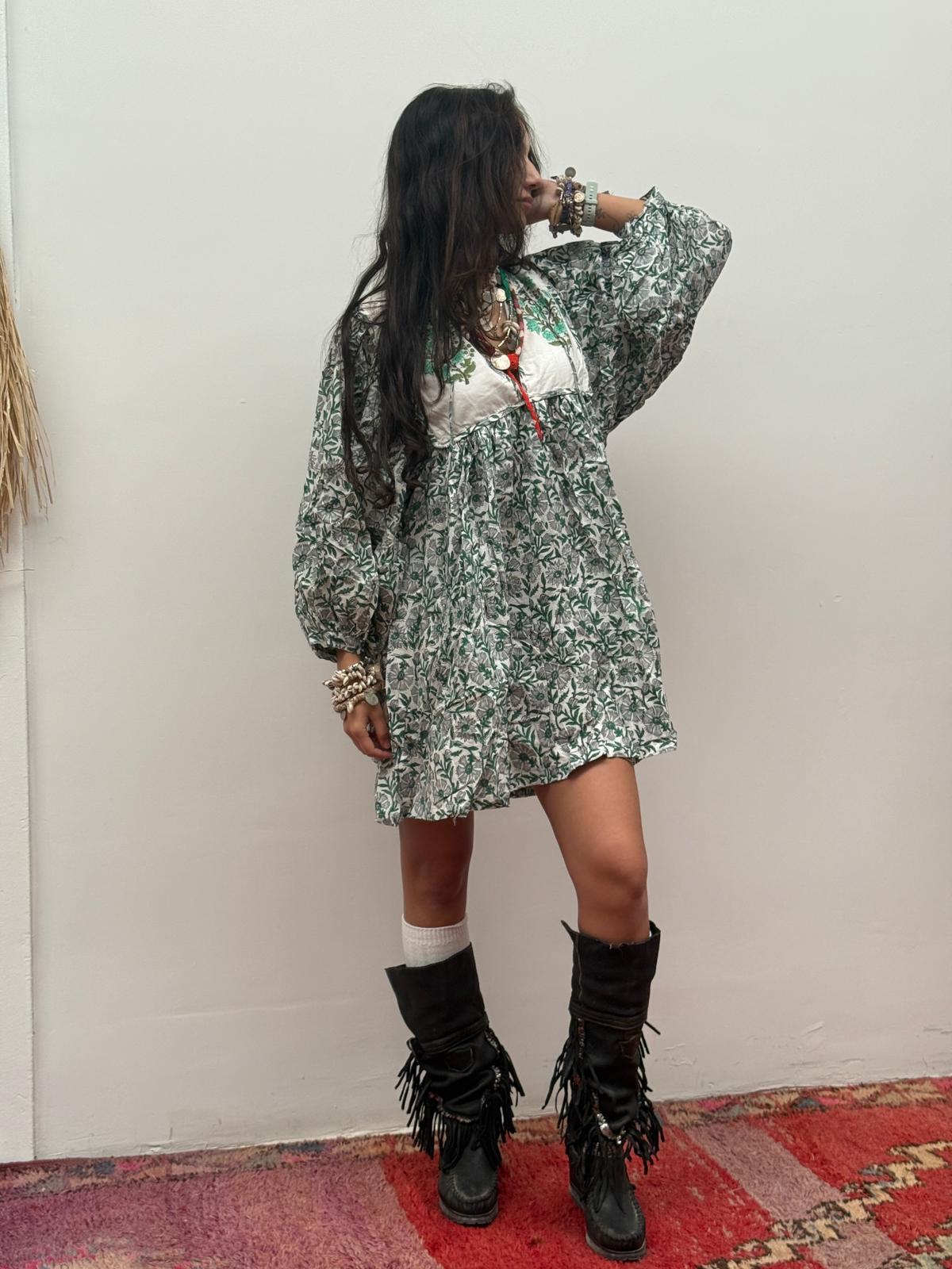 Blockprints jurk mini