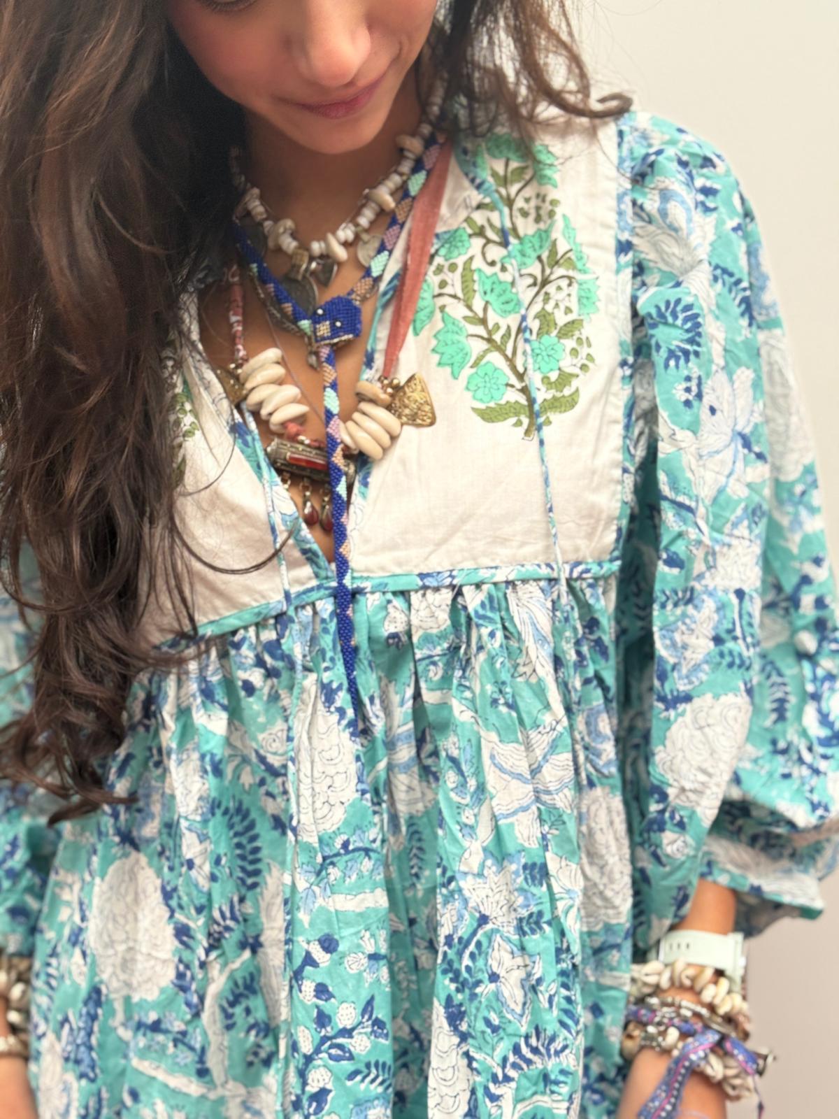 Blockprints jurk mini