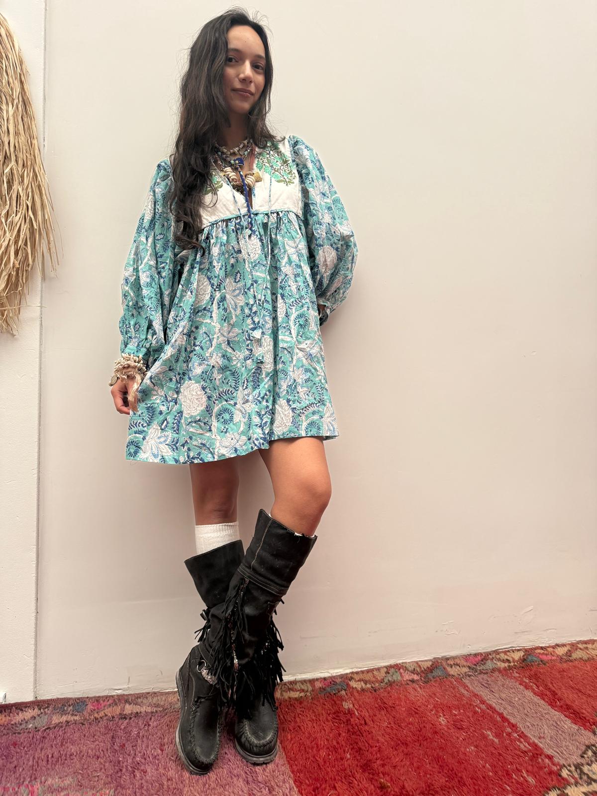 Blockprints jurk mini