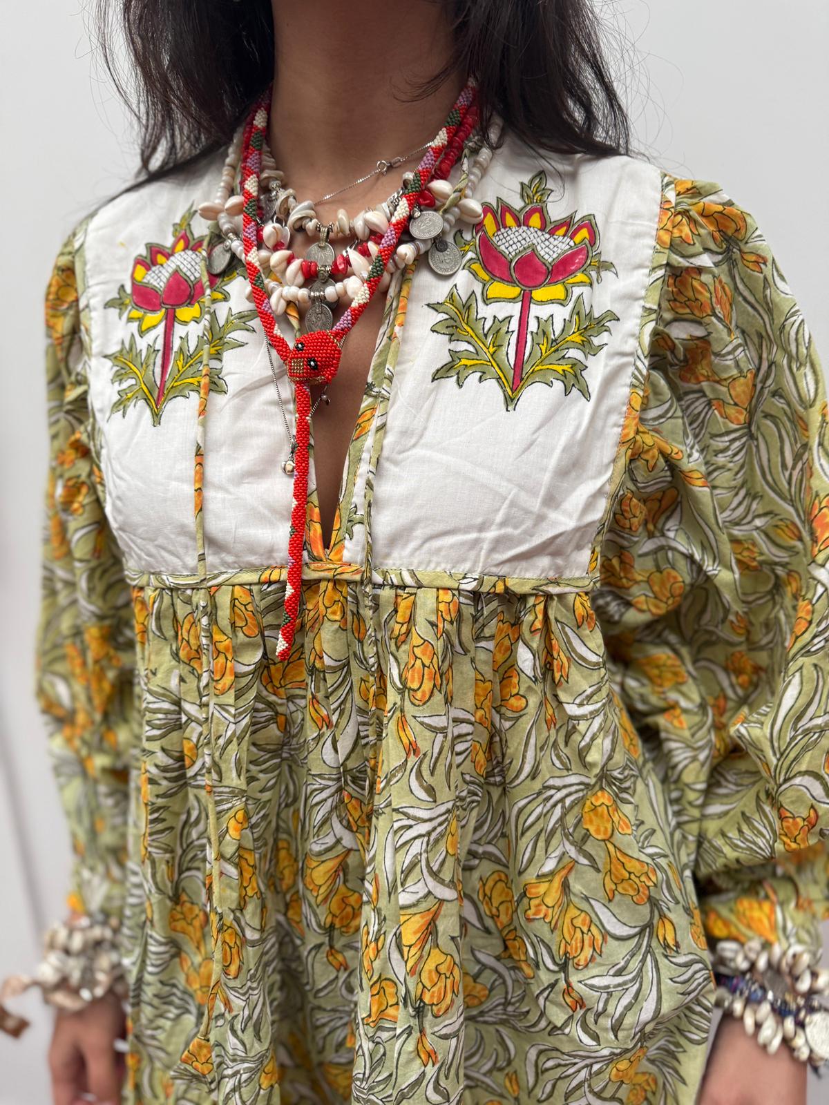 Blockprints jurk mini