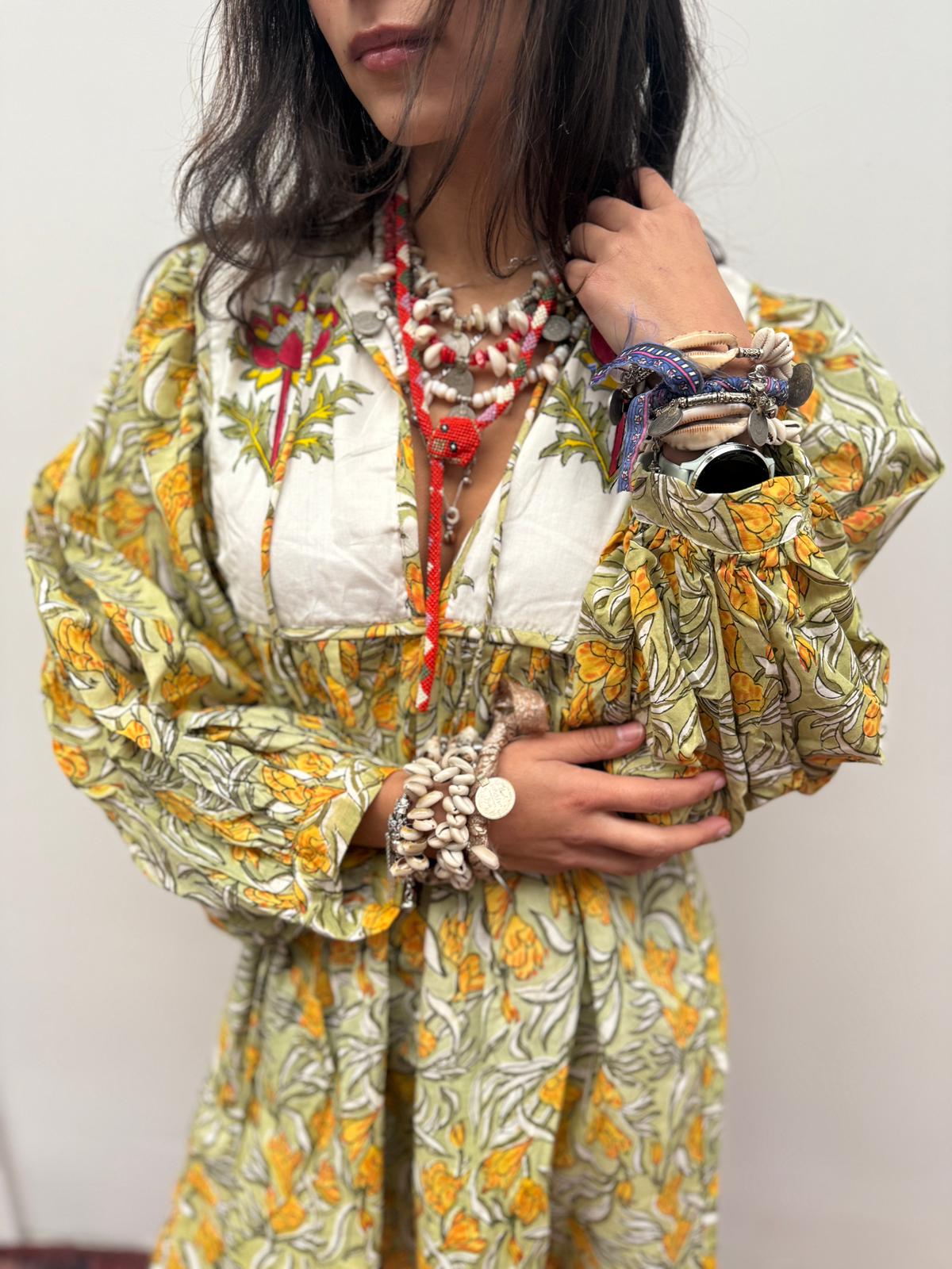 Blockprints jurk mini