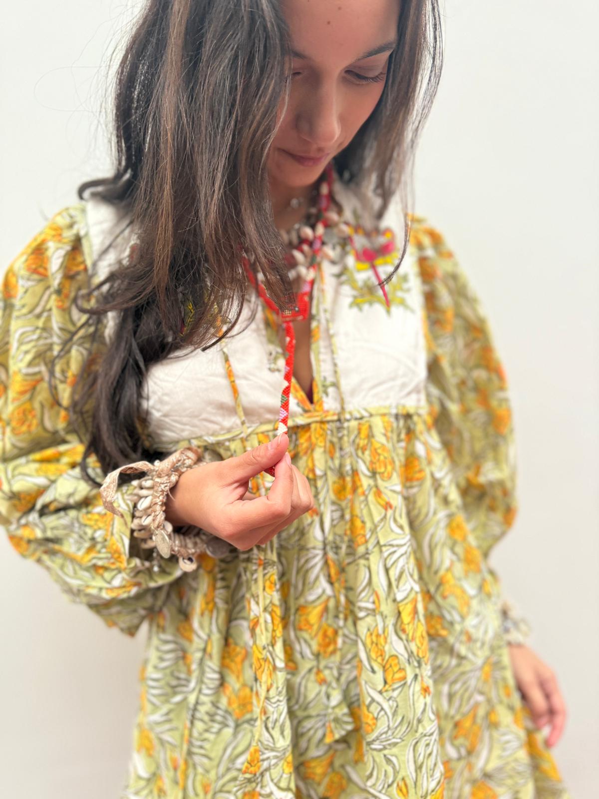 Blockprints jurk mini