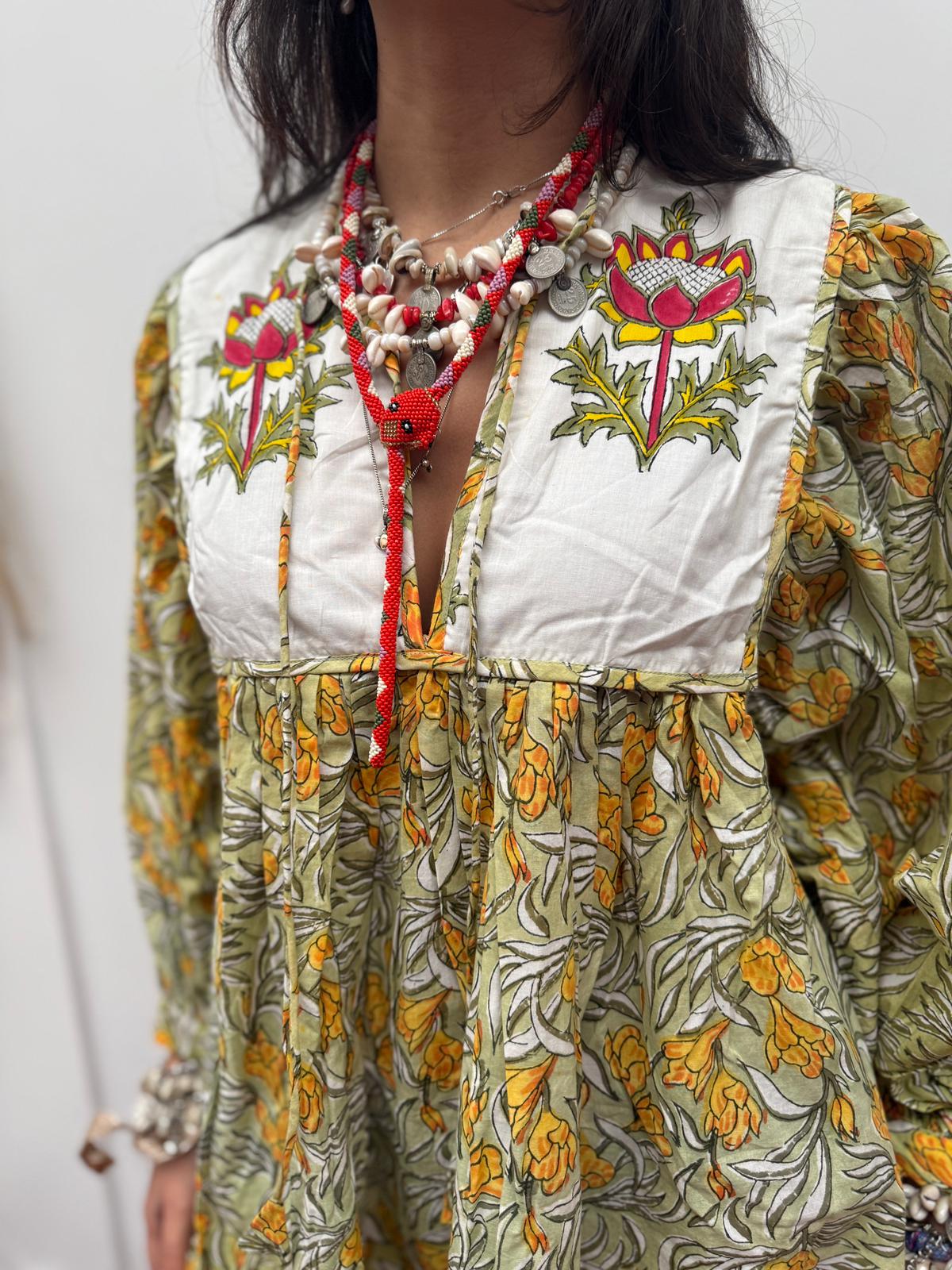 Blockprints jurk mini