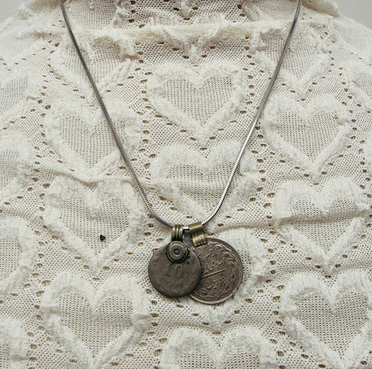 TOUT - Vintage munten ketting Nomad – Pakistan - 3 maten