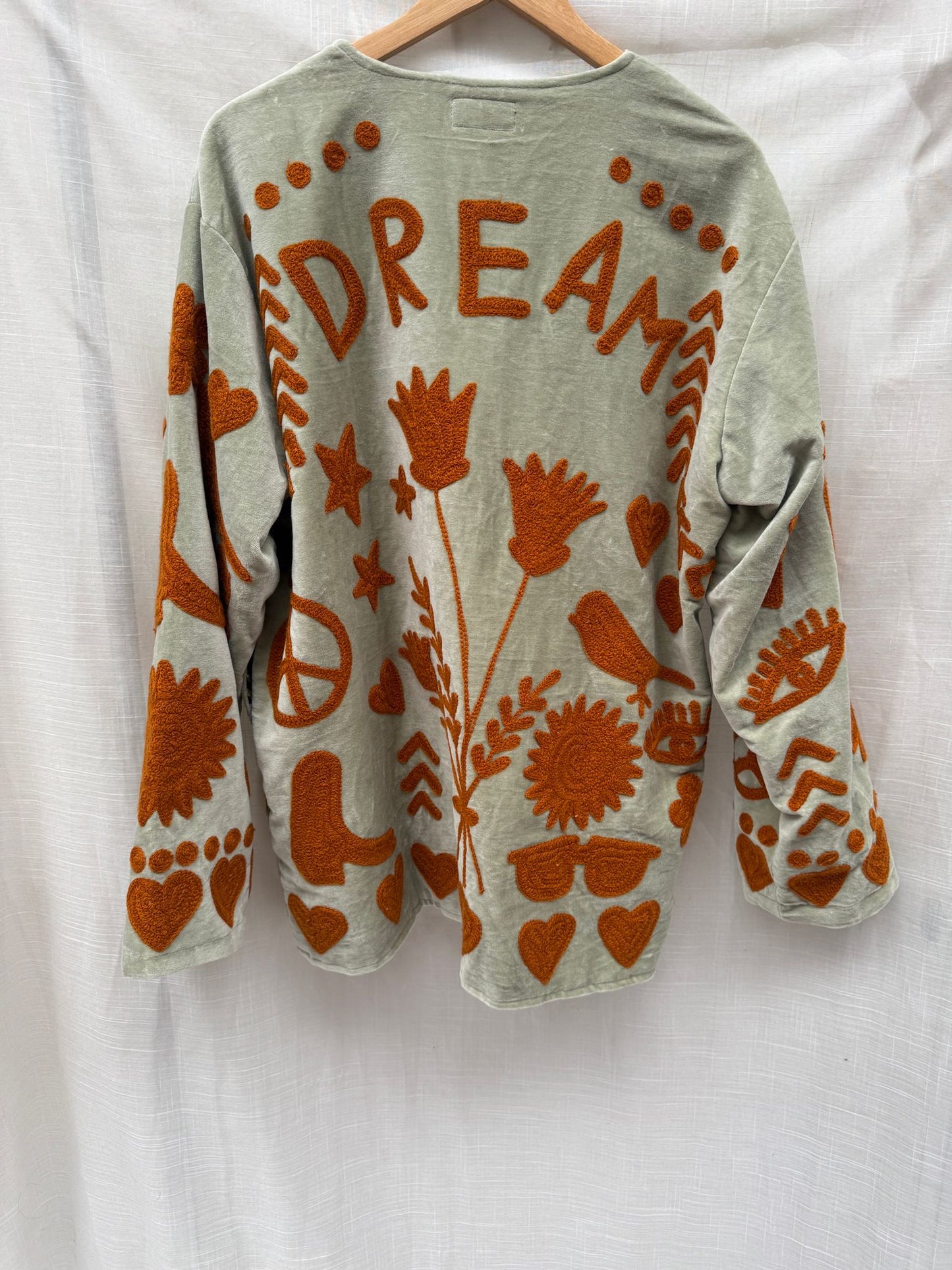 Velvet Jacket DREAM Pistache