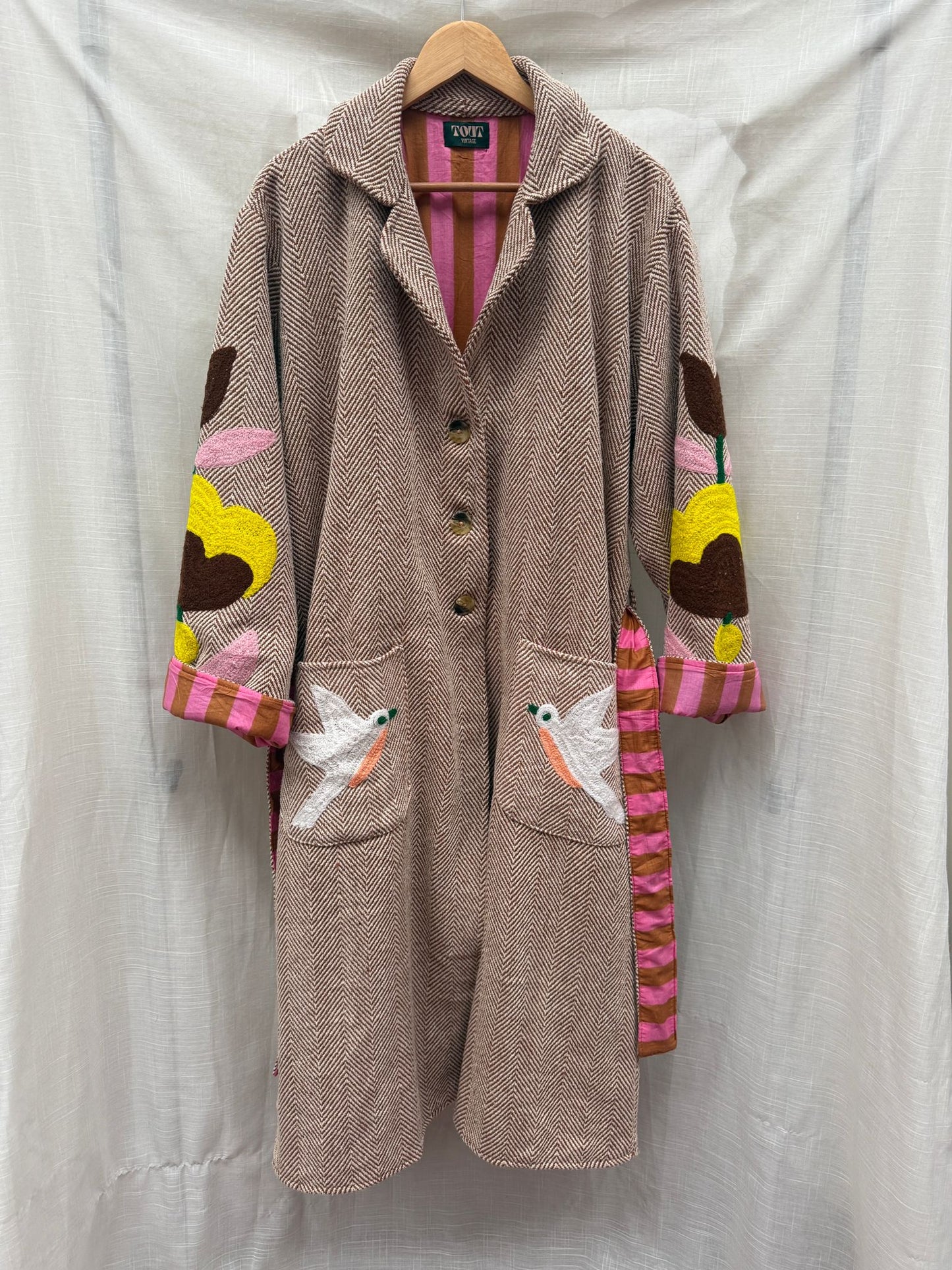 TOUT - Birds Coat Tweed