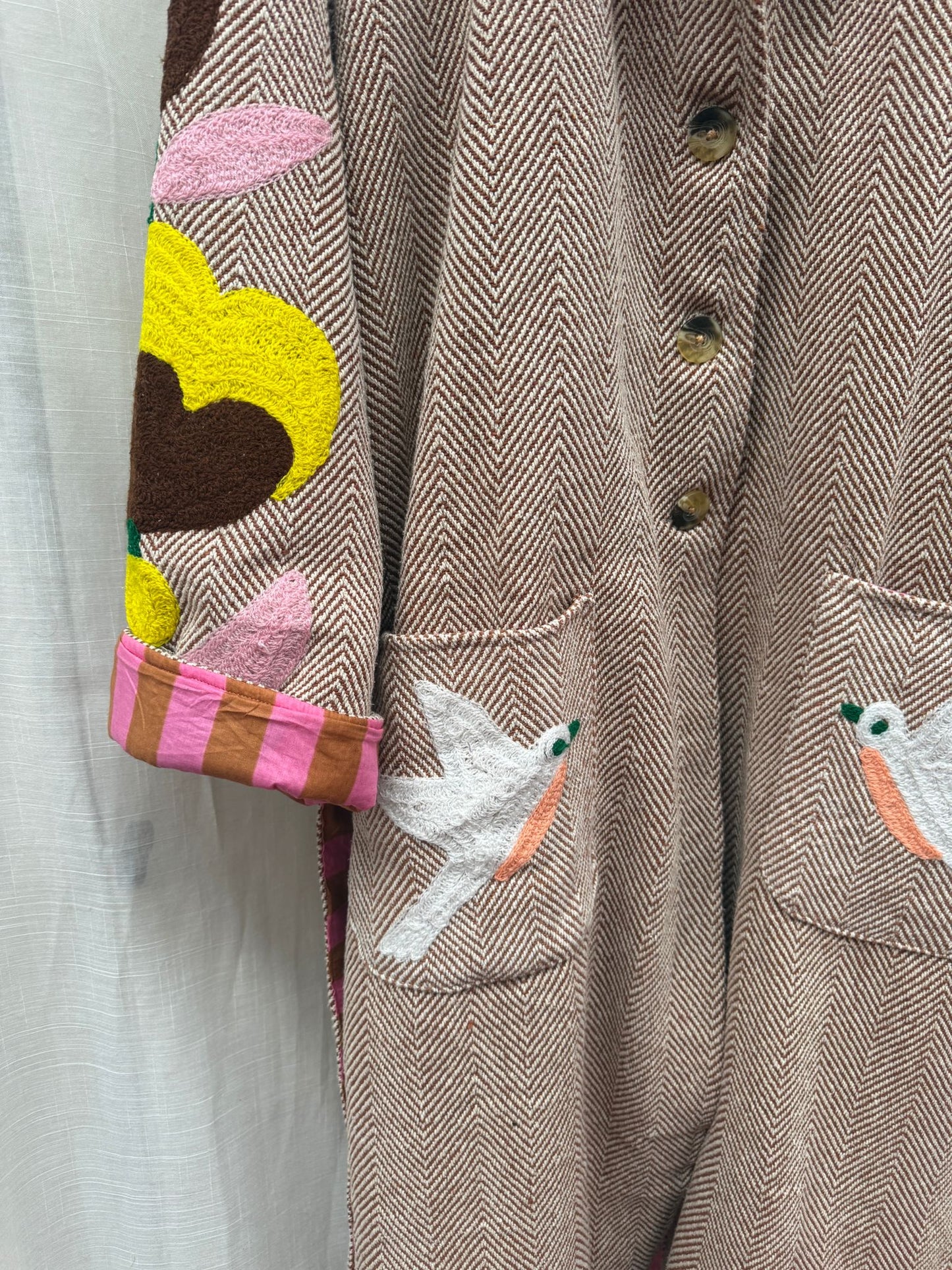 TOUT - Birds Coat Tweed