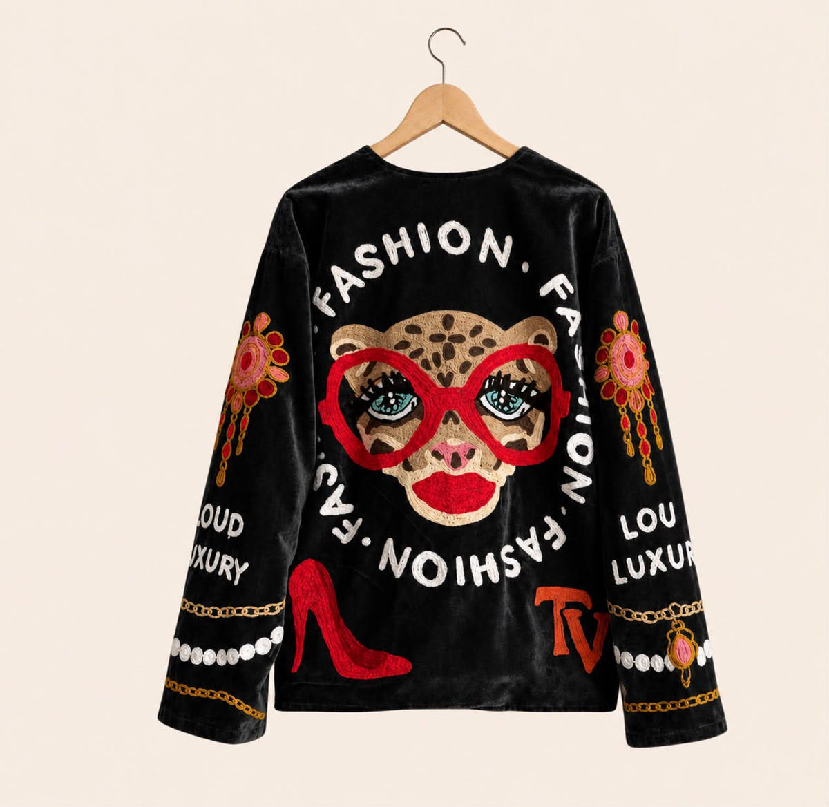 TOUT - Loud Luxury Jacket Velvet Black