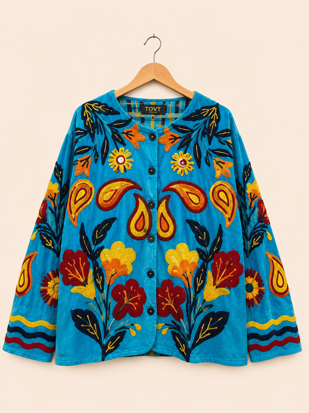 TOUT - Blue Velvet Flower Jacket