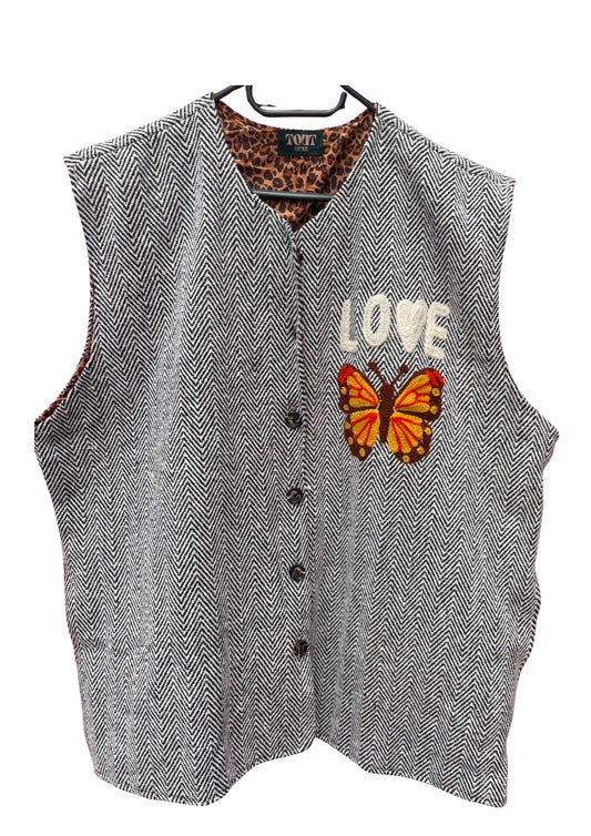 TOUT - Set of 2 Vest Make Love Not War