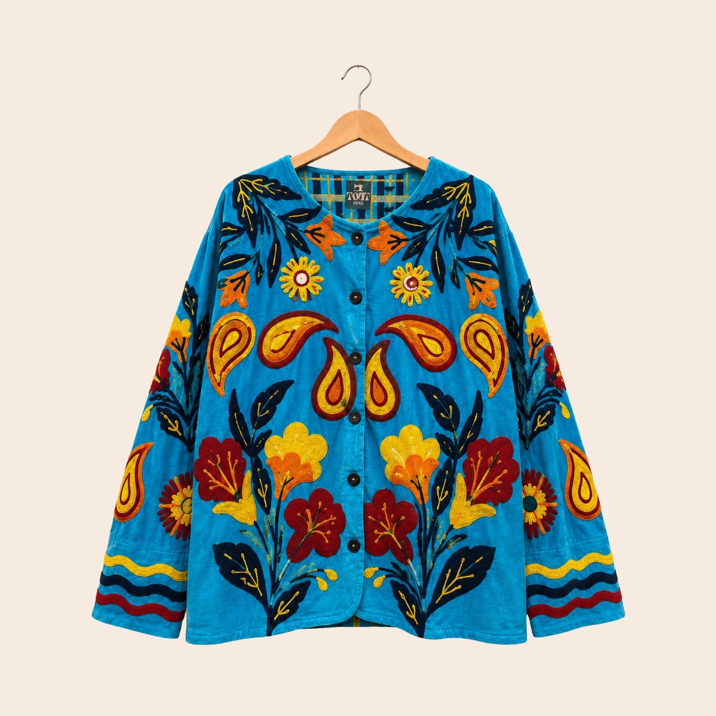 TOUT - Blue Velvet Flower Jacket