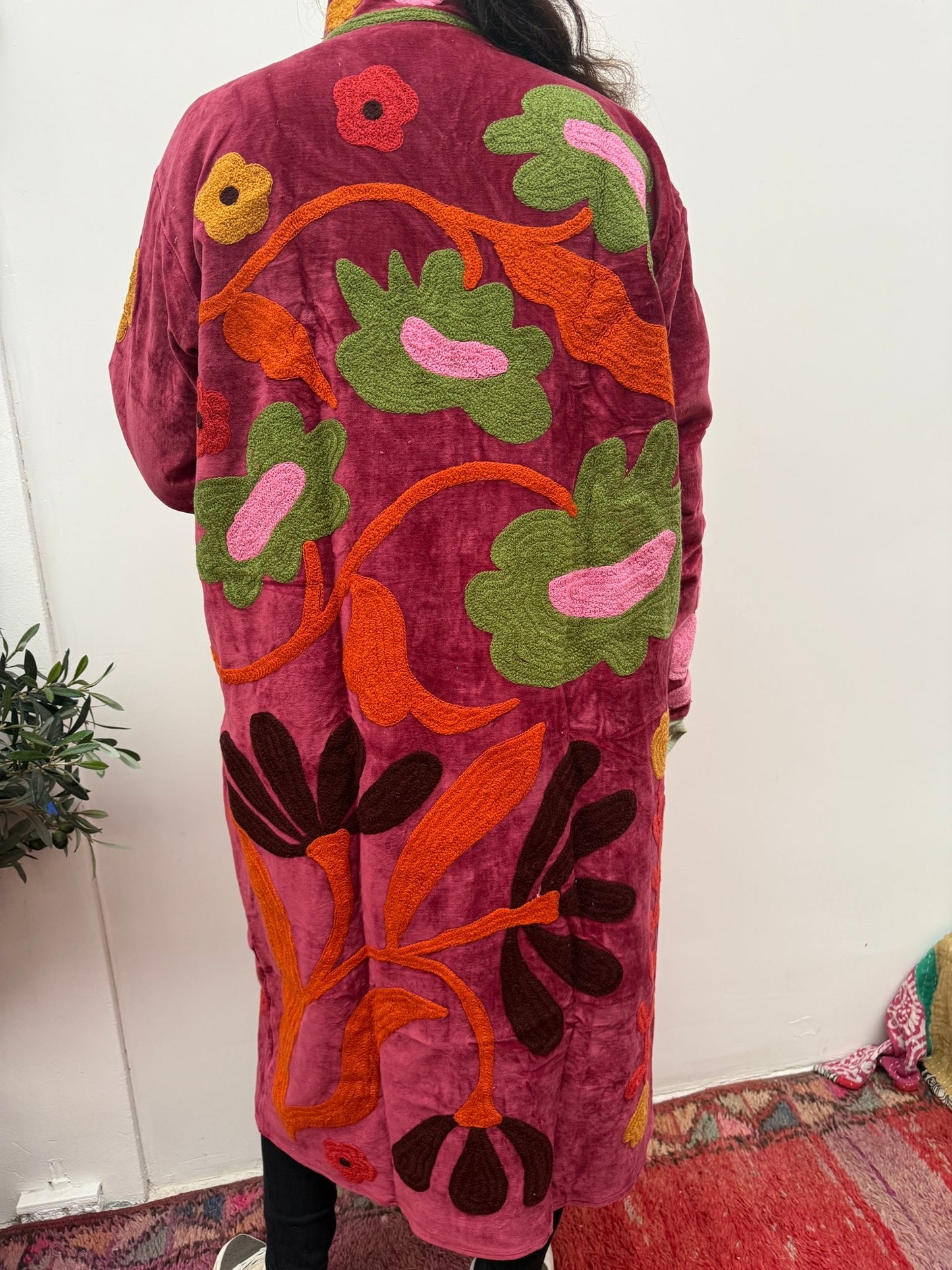 Velvet embroidery Kimmie Jacket