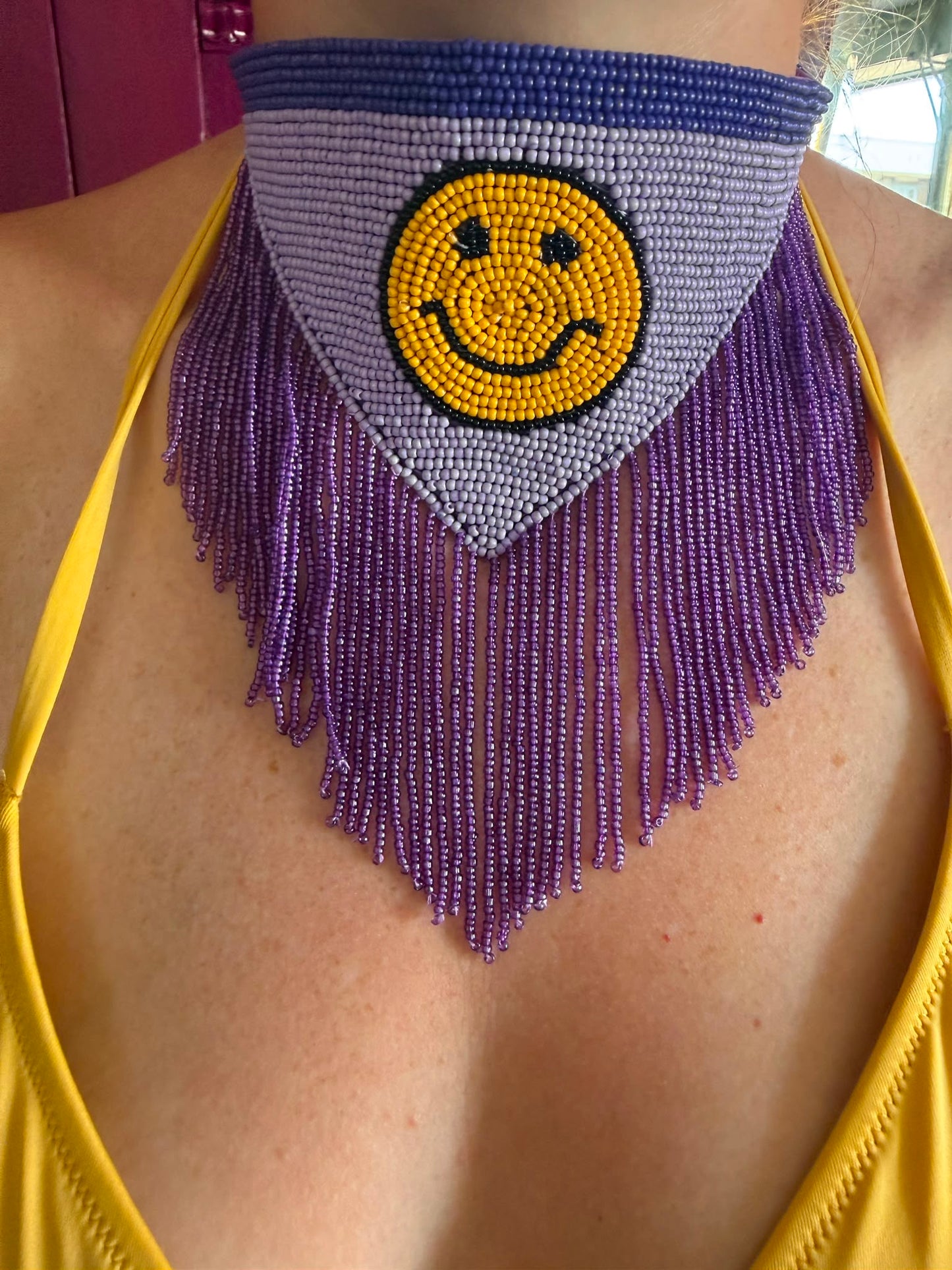 Set of 2 Festival Choker Smiley