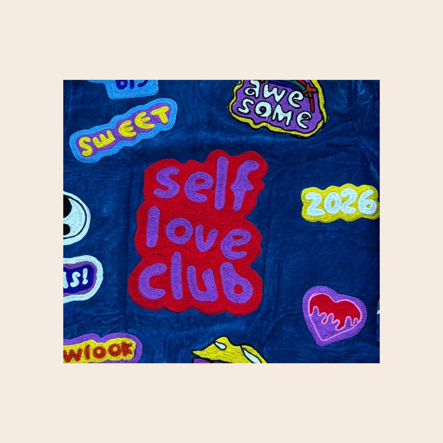 TOUT -Self love club Velvet jacket Blue