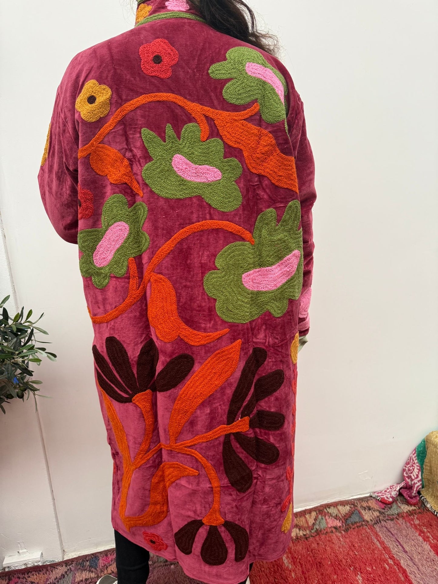 Velvet embroidery Kimmie Jacket