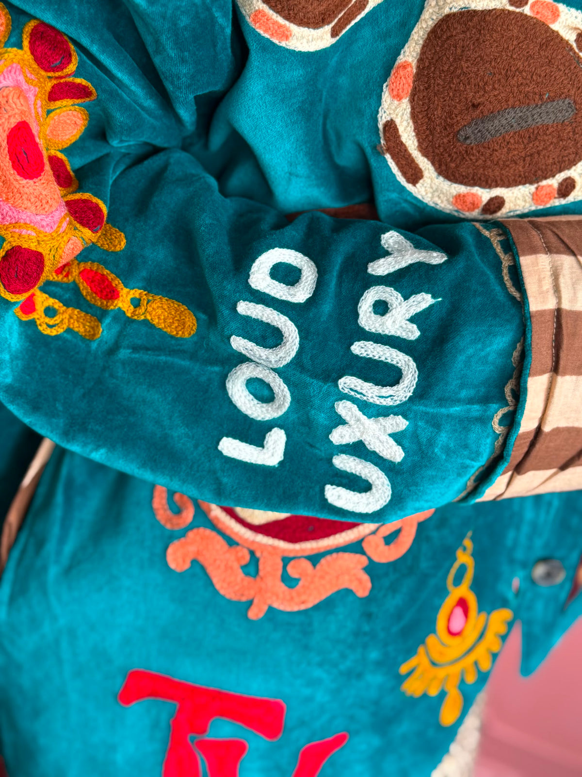 TOUT - Loud Luxury Jacket Velvet Teal