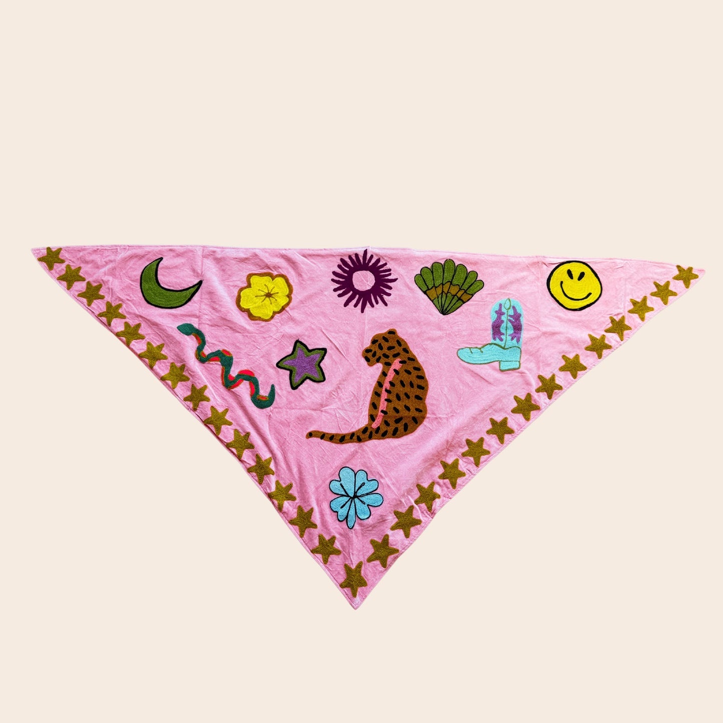 TOUT -  Jojo Velvet sjaal Pink