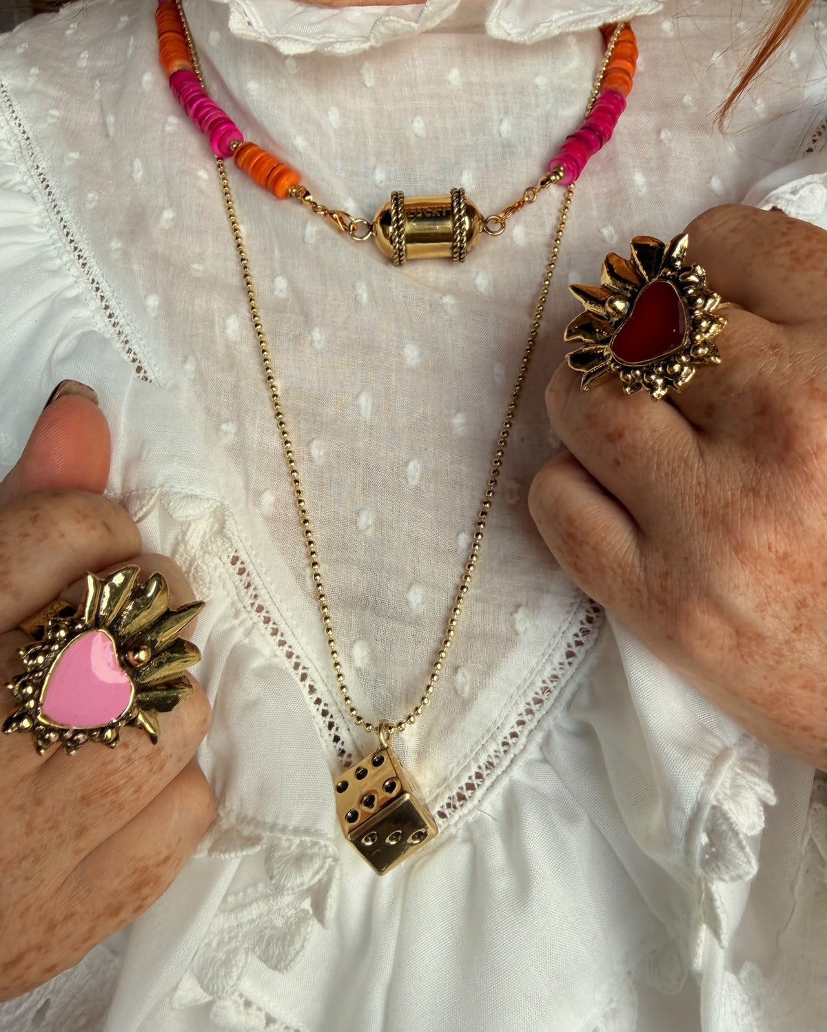Tout - Ketting dobbelsteen SET of 3
